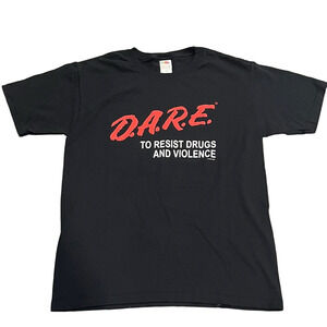 Black D.A.R.E. Tee